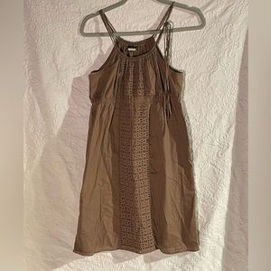 J Crew Brown Small Sun Dress